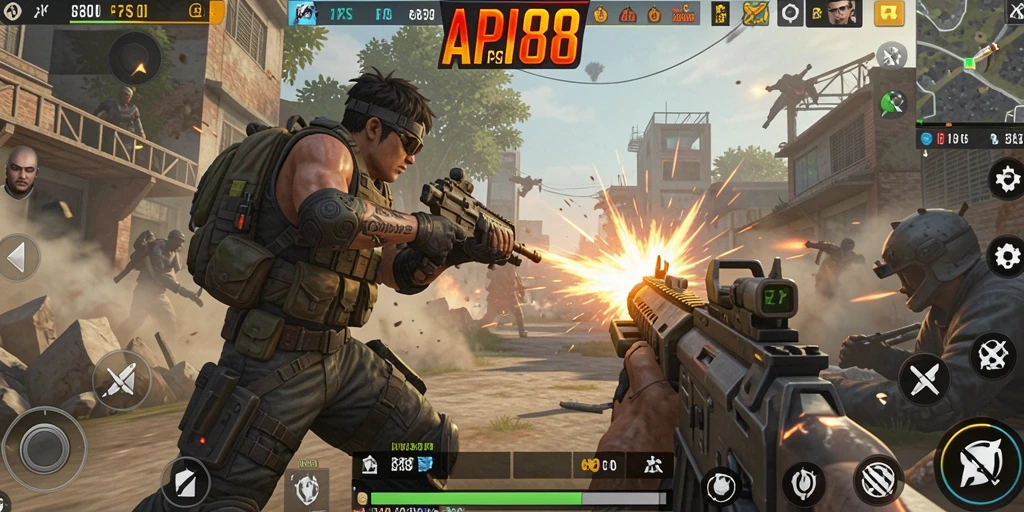 Gameplay seru dan intens dari API88 saat perang berlangsung.