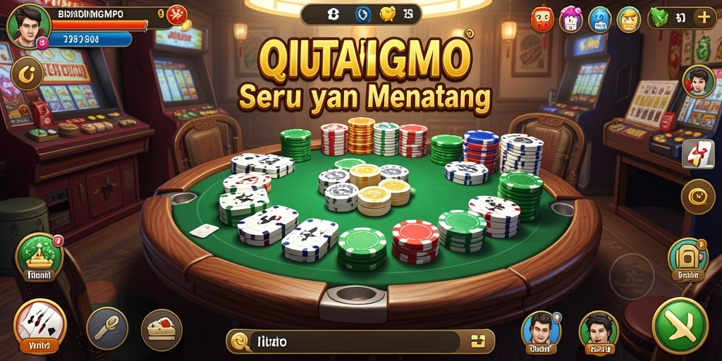 Tampilan gameplay QiuQiu yang mendebarkan di BINTANGMPO.