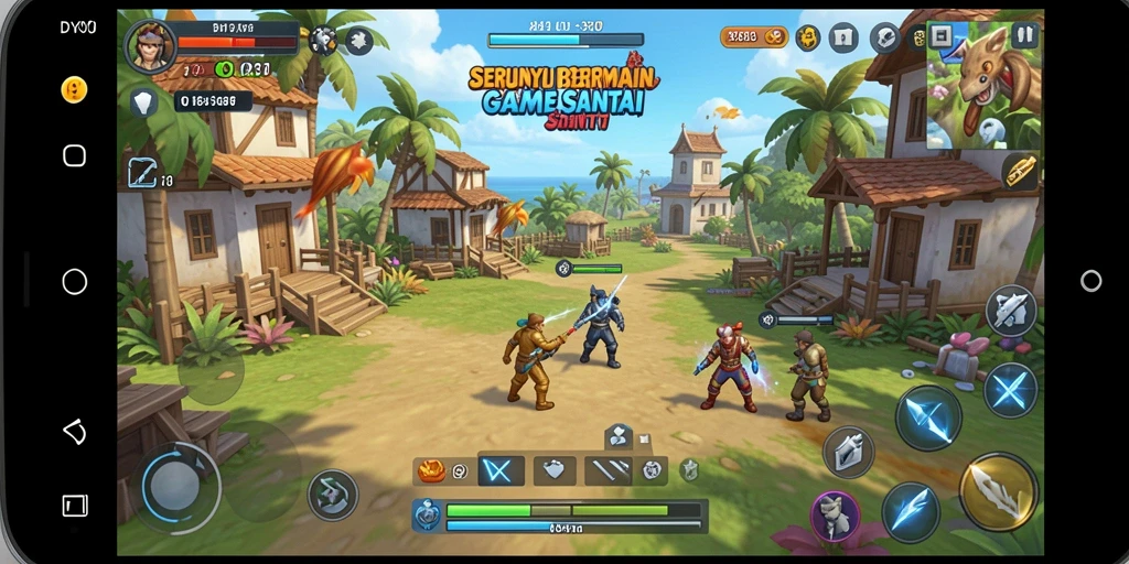 Gameplay DY01 yang santai dan menyenangkan.