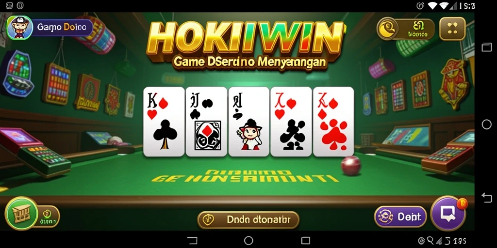 Tampilan gameplay seru di HOKIWIN yang menggugah semangat bermain.