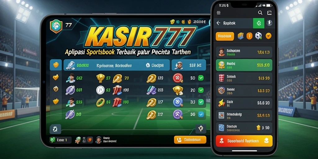 Screenshot menampilkan antarmuka yang mudah digunakan KASIR777 untuk taruhan olahraga.