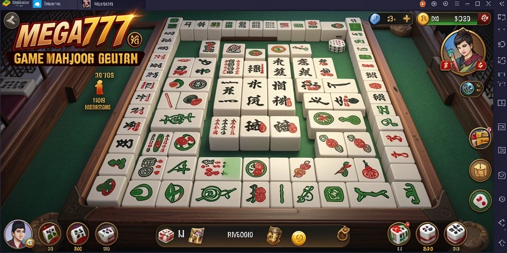 Tampilan gameplay seru dan menantang di MEGA777.
