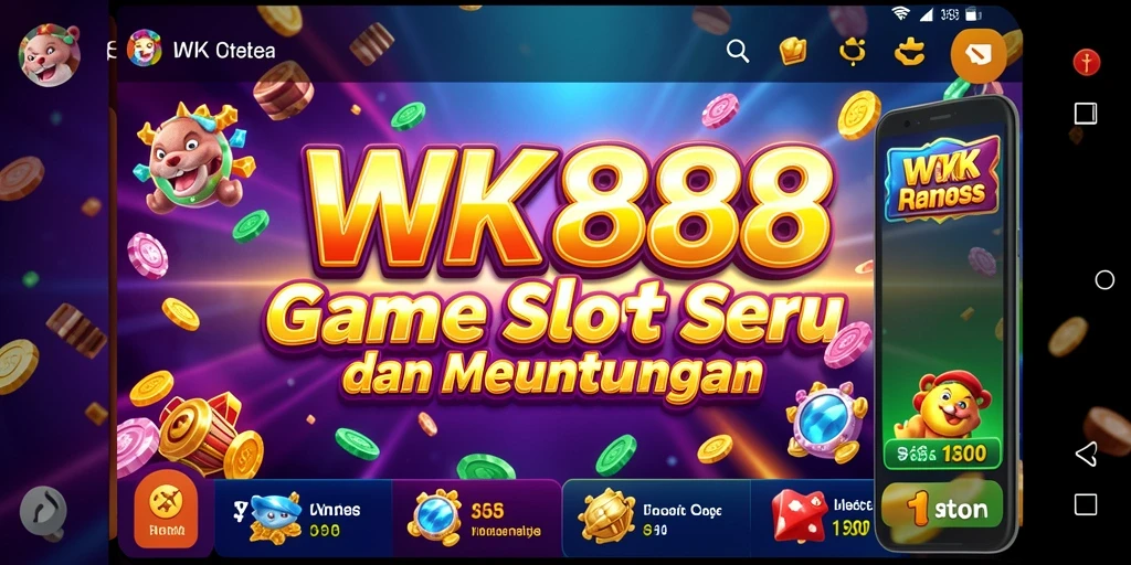 Tampilan gameplay yang menarik dan mendebarkan dari WK888.