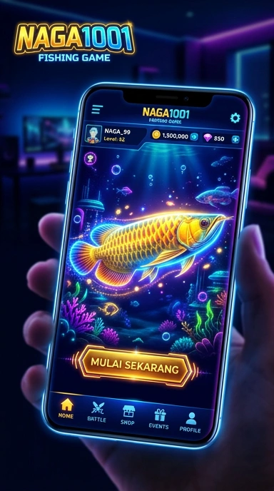 Antarmuka pengguna yang ramah di aplikasi naga1001.